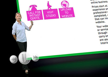 Green Screen Media website