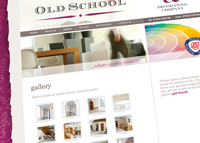 Old School, The Painting & Decorating Company website